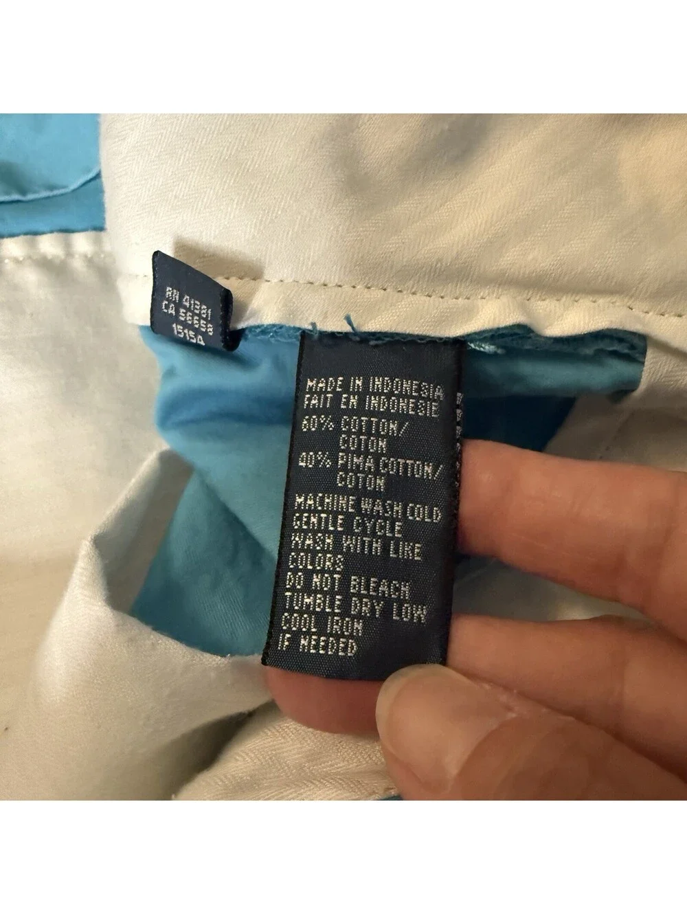 Polo Ralph Lauren Men’s Pima Cotton Shorts Turquoise Size 35 Flat Front
